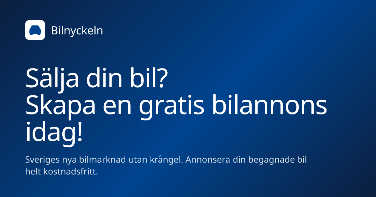 Preview image published by bilnyckeln.nu